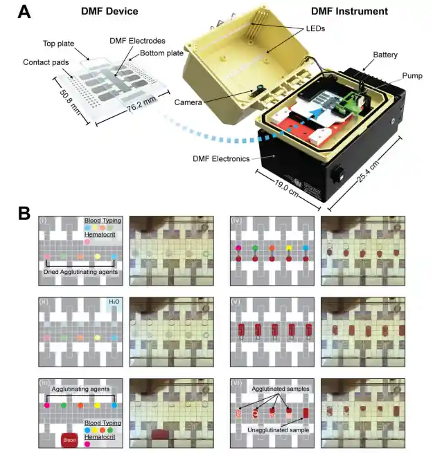 Aglutinación en dispositivos microfluídicos